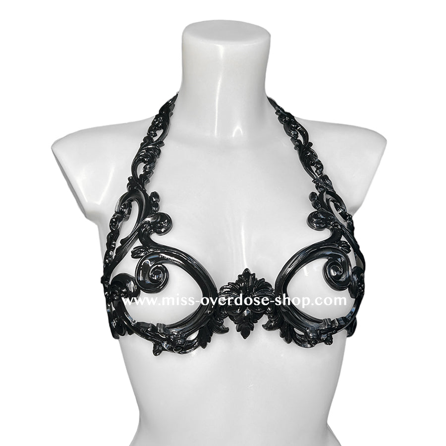 Baroque latex bra – Miss Overdose