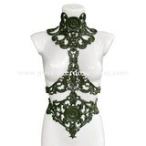 Baroque latex top