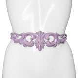 Royal Tease latex belt - LAVENDER