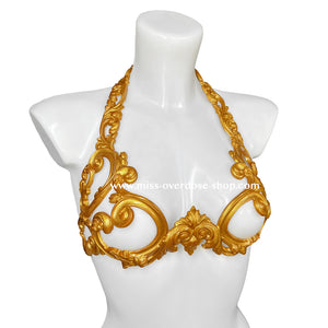 Baroque latex bra