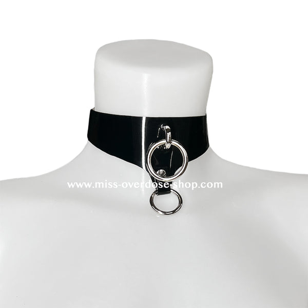 High Gloss collar II - SILVER – Miss Overdose