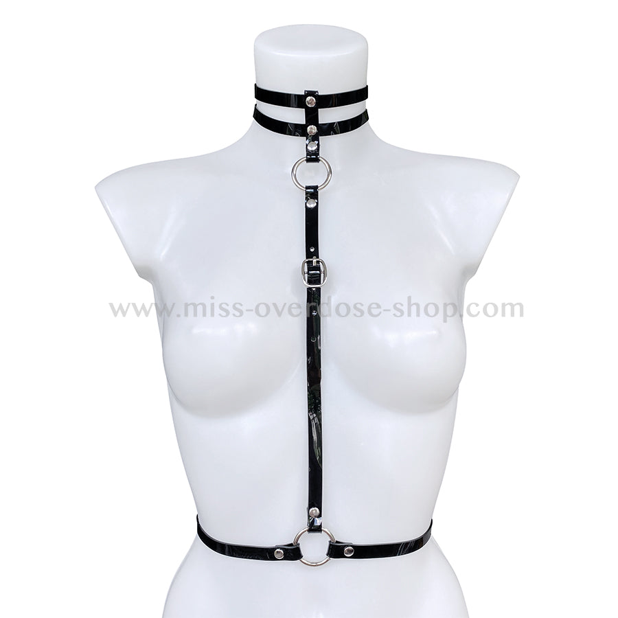 High Gloss waist harness - SILVER
